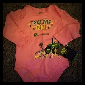 Girls 12 month John Deere Onesie